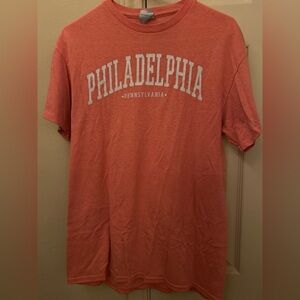 Philadelphia Graphic Men's T-Shirt - Orange